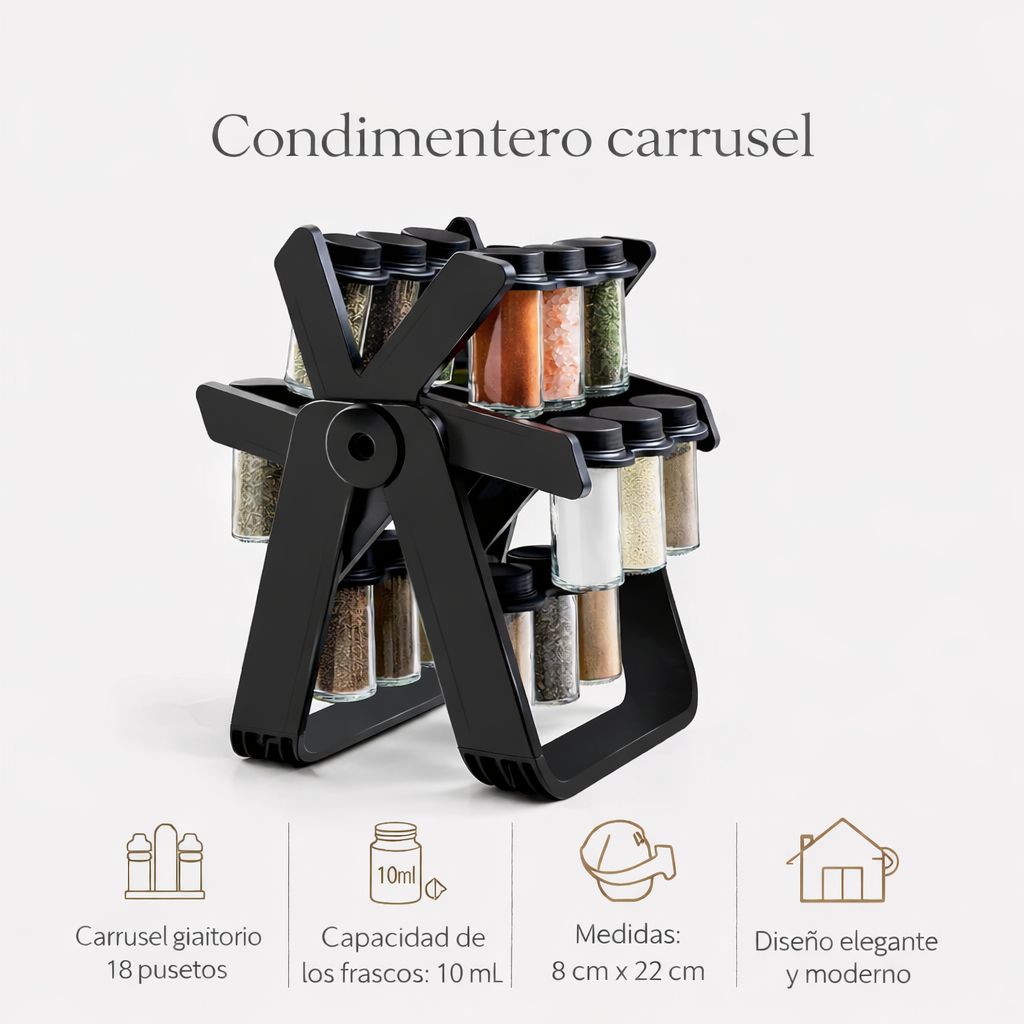 Condimentero carrusel