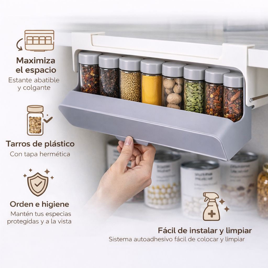 Organizador de especias colgante