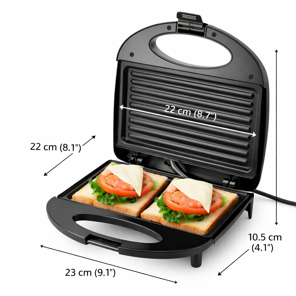 Sandwichera eléctrica parrilla grill universal royal