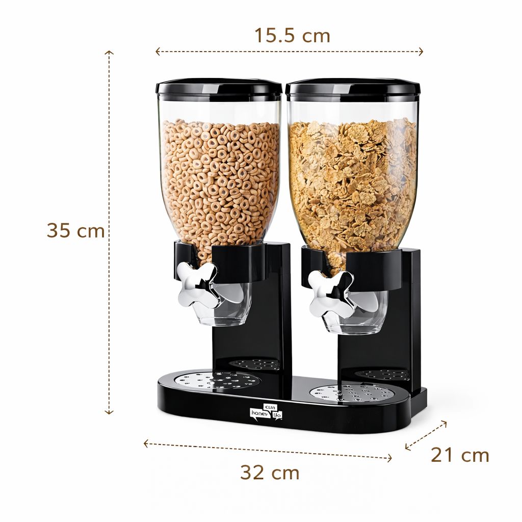 Dispensador de cereal doble