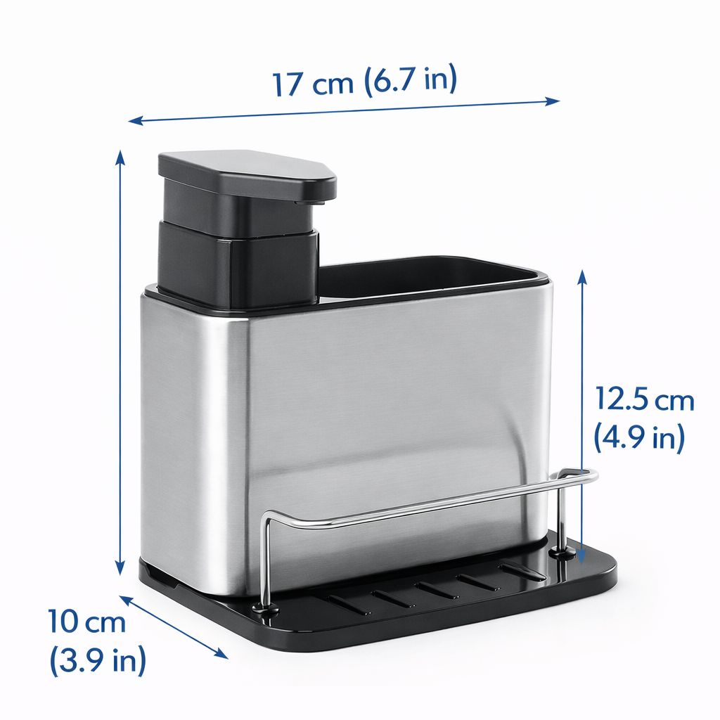 Dispensador de jabón 3 en 1