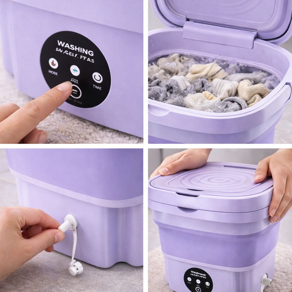 Mini lavadora portatil
