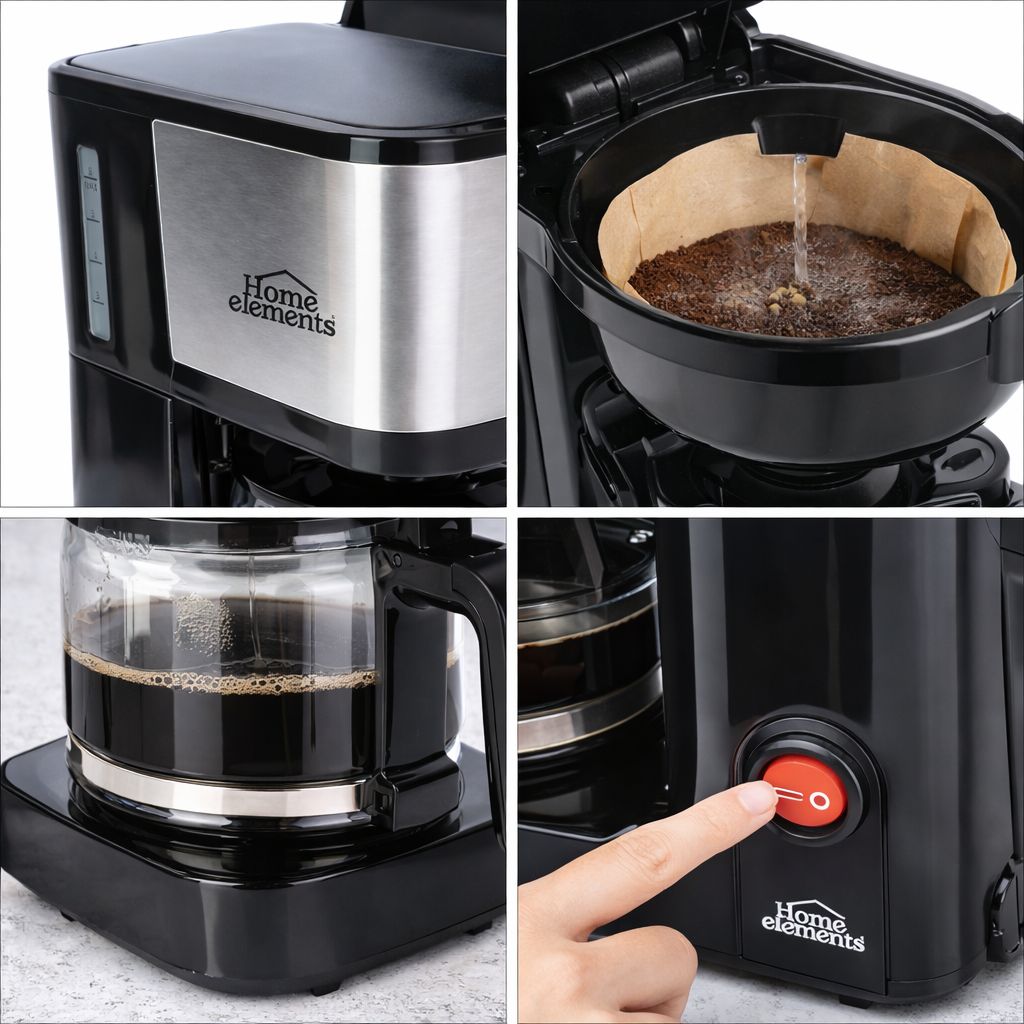 Cafetera home elements 6 tazas