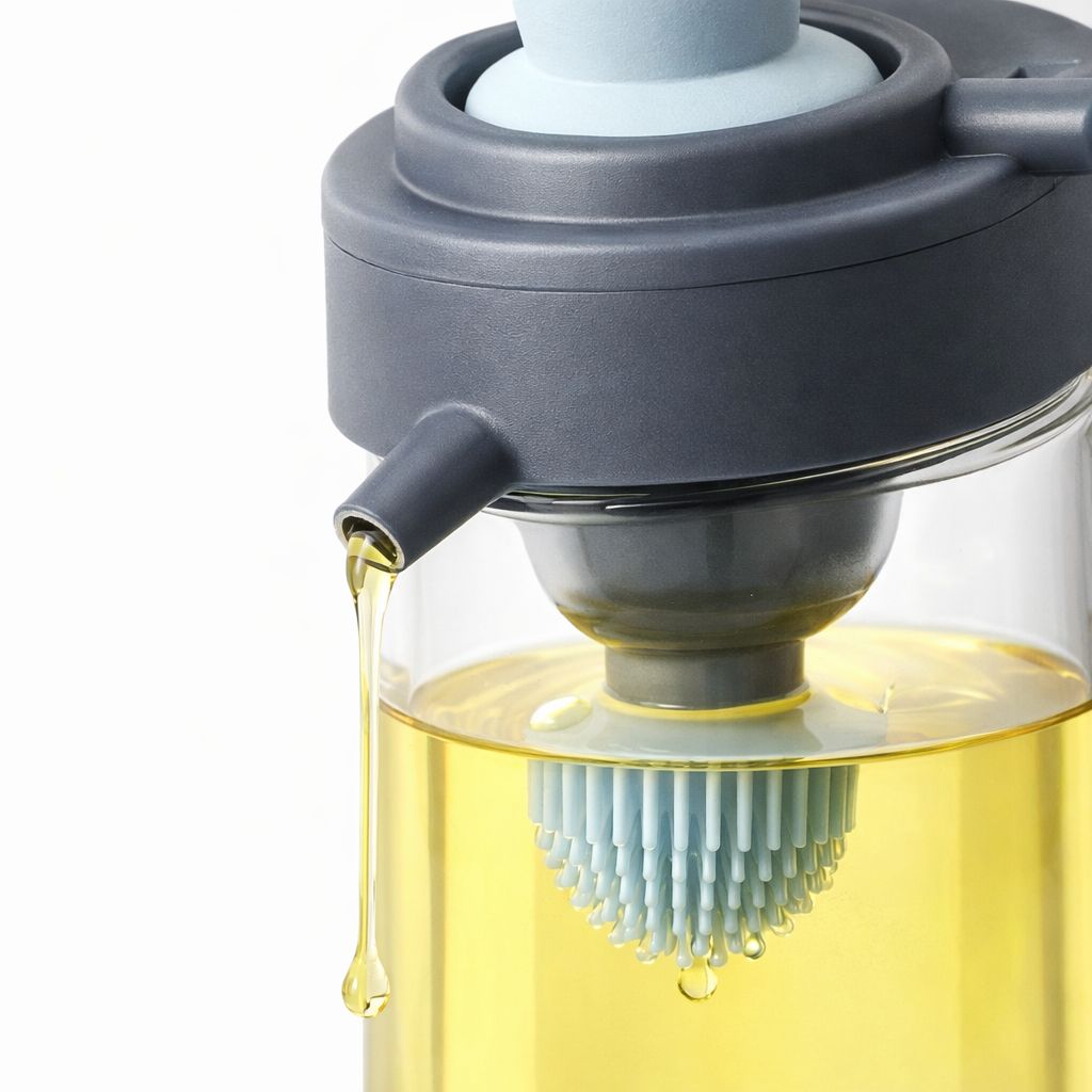 Aceitero con brocha