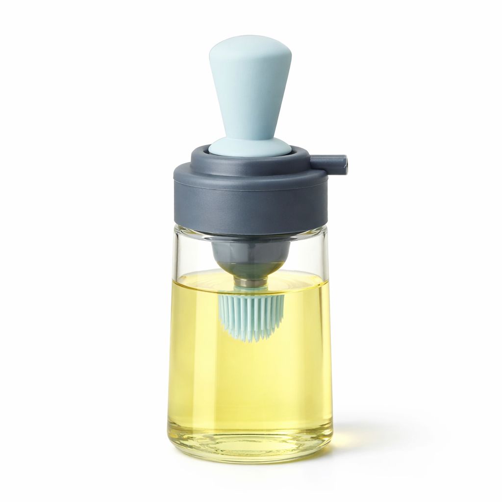 Aceitero con brocha