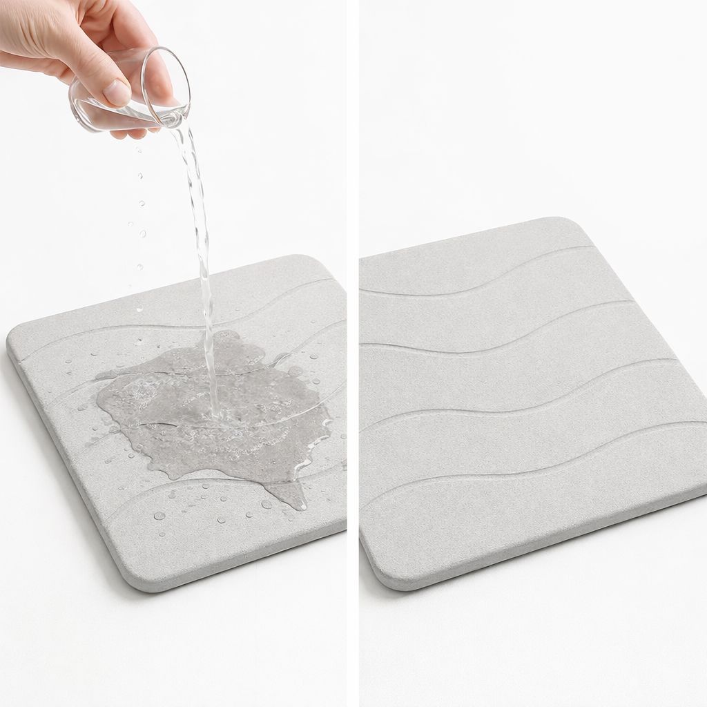 Tapete de piedra absorbente